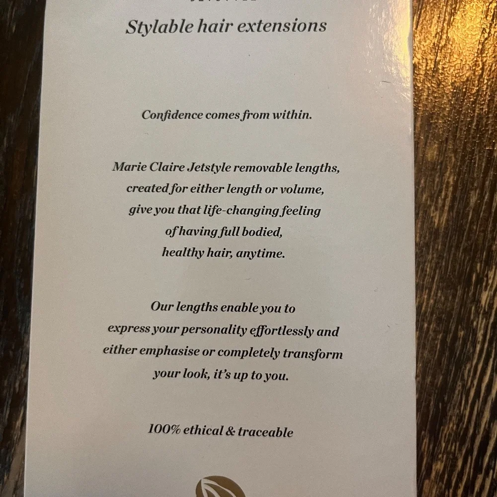 NEW - Marie Claire Jetstyle Stylable Hair Extensions IOB